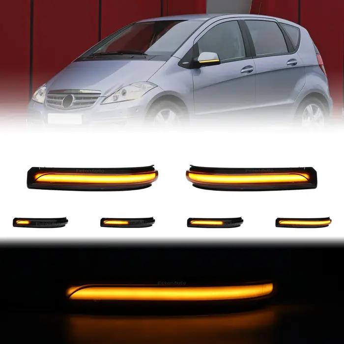 Pour Mercedes Benz classe A B W169 W245 Faceelift LED rétroviseur latéral dynamique clignotant lampe séquence