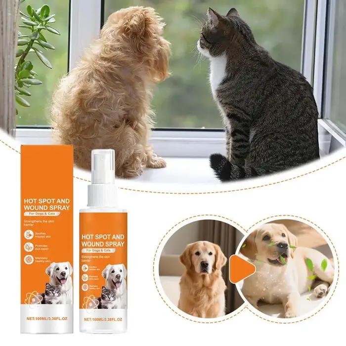 Spray de soin des plaies pour animaux de compagnie