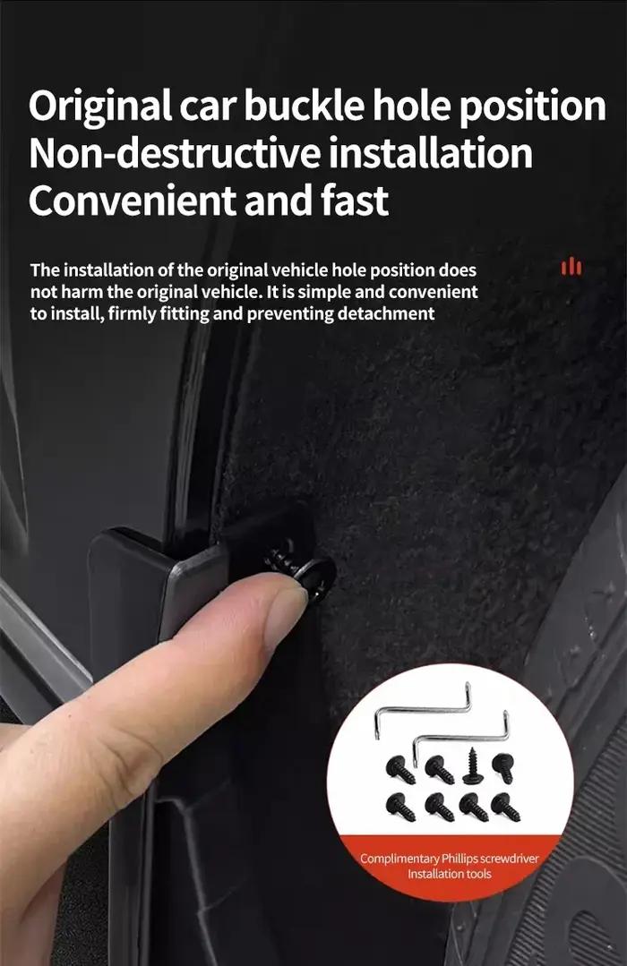 Garde-boues ABS pour Chevrolet Equinox Plus 2024-2026 protection style avant arrière résistant à l'usure installation facile auto-accessoire