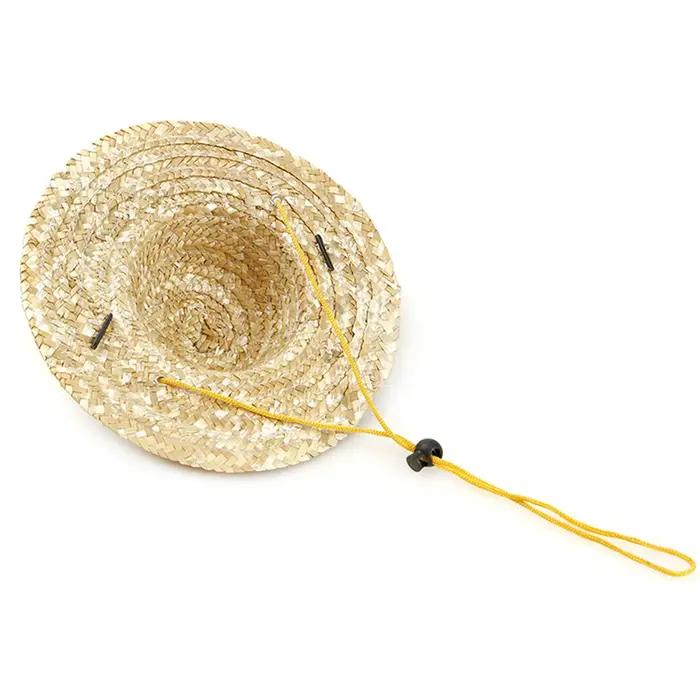 Chapeau de paille rétro pour chien et chat