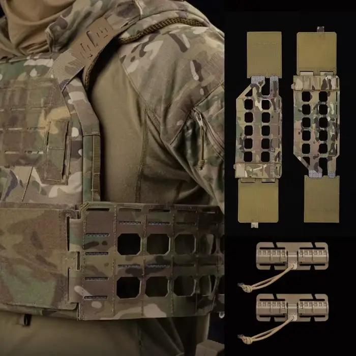 Kit de boucles Quick Release pour gilet tactique chasse - Cummerbund plate carrier MOLLE