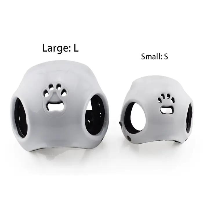 Casque pour chien avec trous pour les oreilles, casque de sécurité rigide pour animaux de compagnie, chapeau léger pour chiens pour les activités de plein air, les voyages, le camping