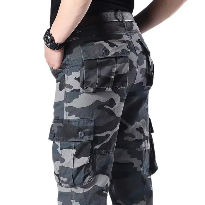 Pantalon cargo militaire homme pour chasse - Trousers tactiques multi-poches - Survêtement de travail outdoor