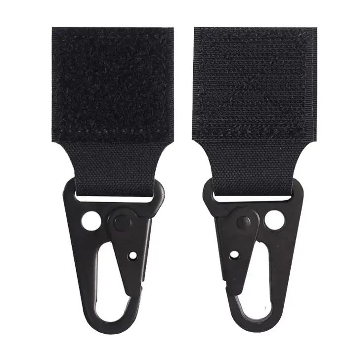 Crochet tactique VULPO multifonction - fixation gants, clés et outils sur gilet équipement chasse