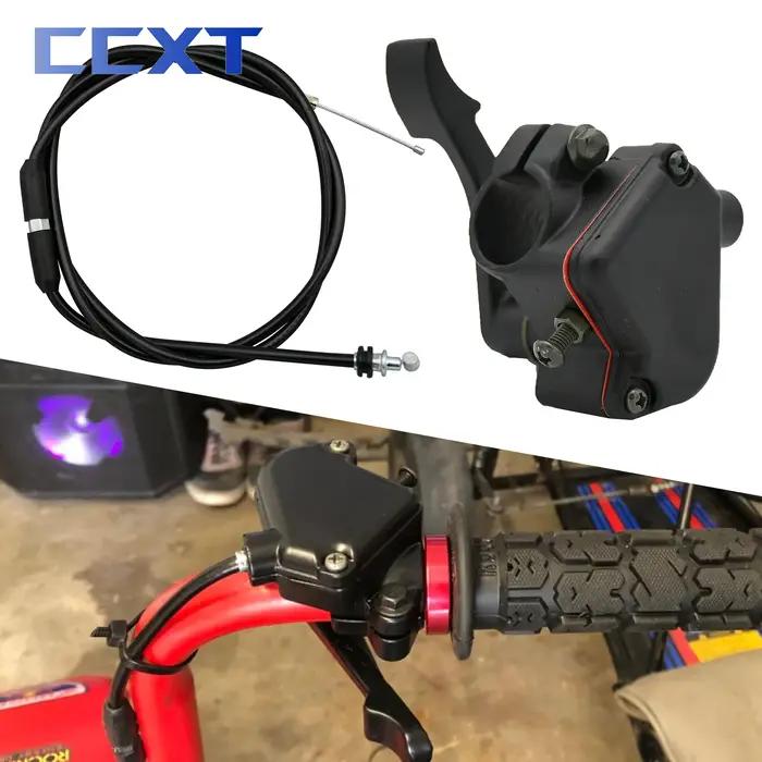 Levier d'accélérateur pour moto ATV, 22mm, contrôleur de pouce, ensemble de câbles d'accélérateur po