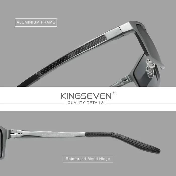 KINGSEVEN haute qualité lunettes de soleil mode polarisées UV400 lunettes à la mode conduite hommes