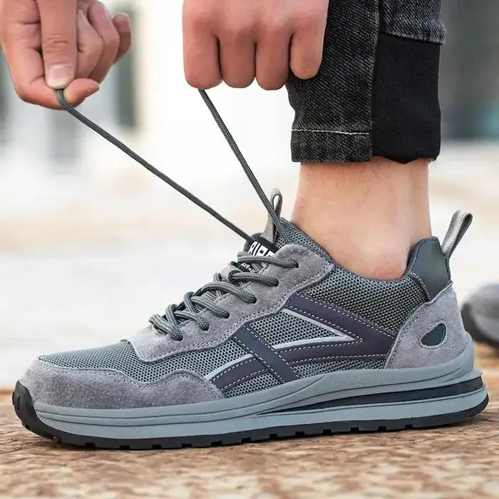 Sécurité légère d'orteil en acier de chaussures