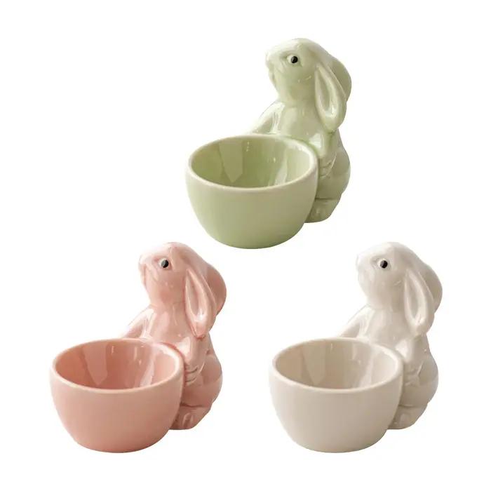 Présentoir à coquetiers, ustensiles QueKitchen, déjeuner, décoration d'intérieur, petit-déjeuner pour œufs durs, support à œufs de lapin de Pâques