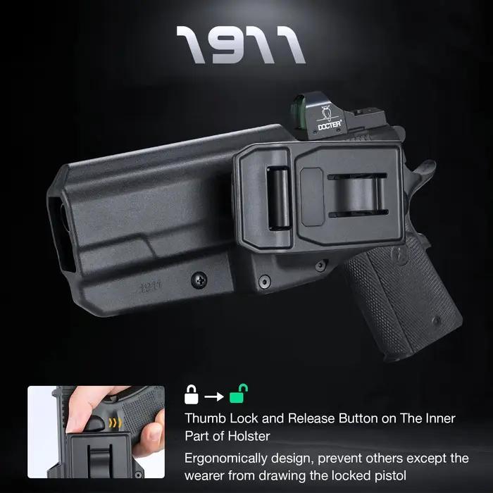 Étui adapté à Colt1911 /Elite Force 1911/Springfield1911/Taurus1911/ Kimber / Rock Island Armory/étu