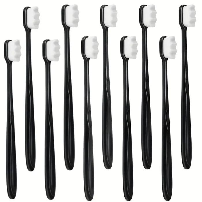 10 brosses à dents manuelles ultra douces à 20000 poils souples