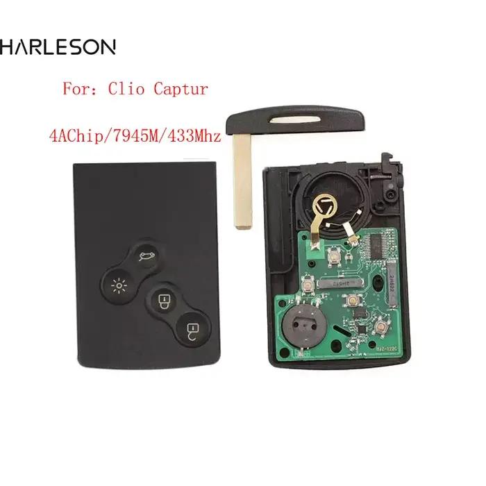 Carte de clé télécommande intelligente sans clé, pour Renault Megane Fluence Laguna Scenic Clio Capt