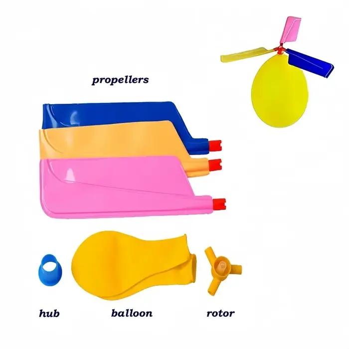 Ballon à hélice en hélicoptère, 5 pièces, jouets pour enfants, ballon volant avec sifflet, décoratio