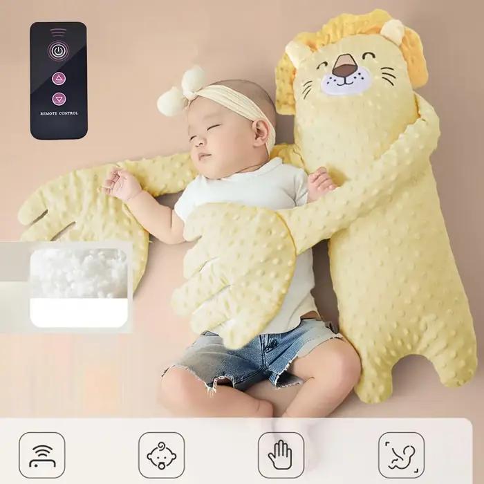 Coussin de Sommeil pour Bébé avec Sons Apaisants, Anti-Surprise, Jouet pour Tout-Petits avec Télécom