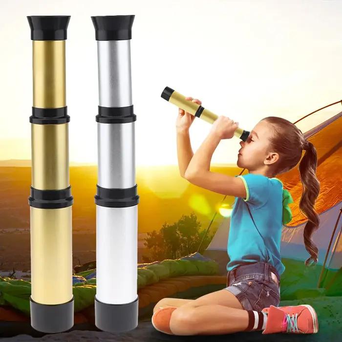 Longue-vue pirate vintage 35mm zoomable - Cadeau ludique pour enfants aventure camping extérieur