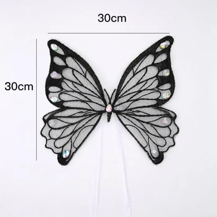 Harnais pour chien avec ailes de papillon lumineuses et tenue d'été pour petits chiens – Adorable décor de poitrine