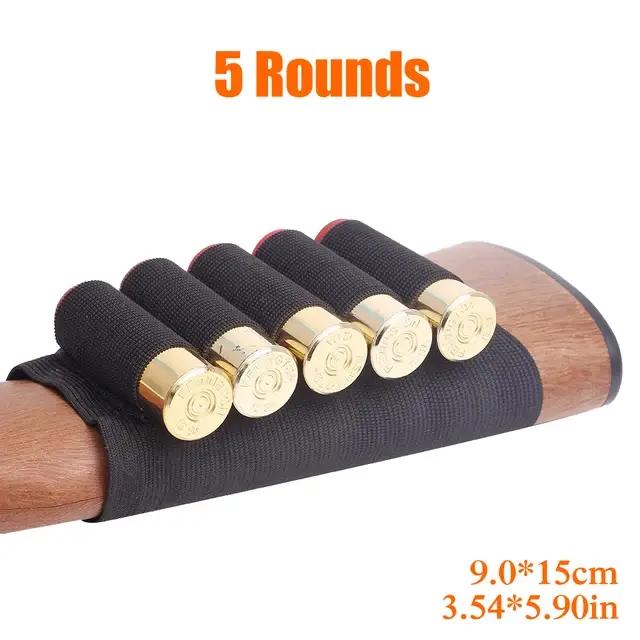 Support de coque de culasse rond à recharge rapide 5/8, pour fusil de chasse, porte-cartouche élasti