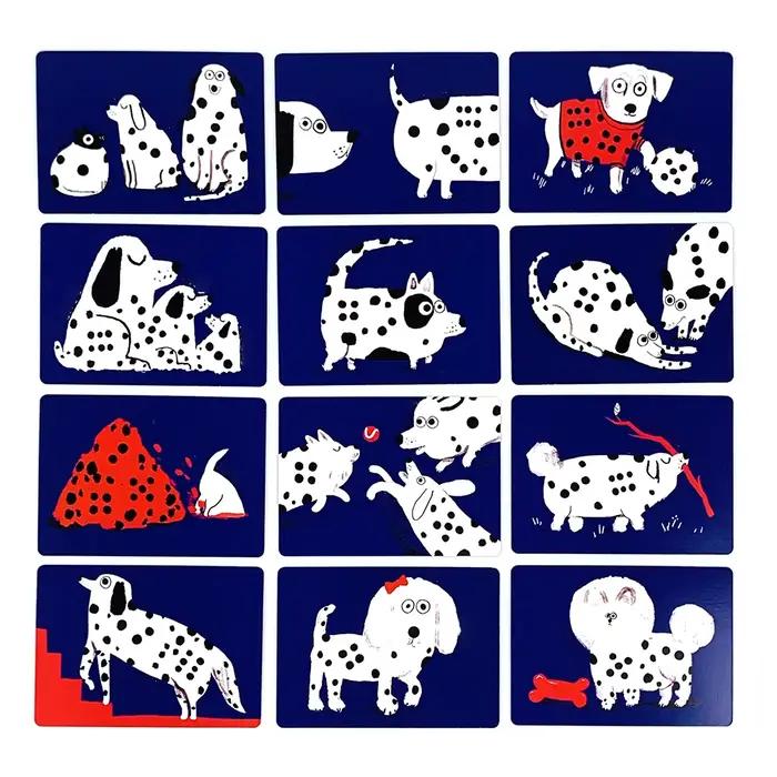 Jeu de cartes pour augmenter votre chance et le chien, jeu de société interactif en famille pour occasions spéciales et vacances