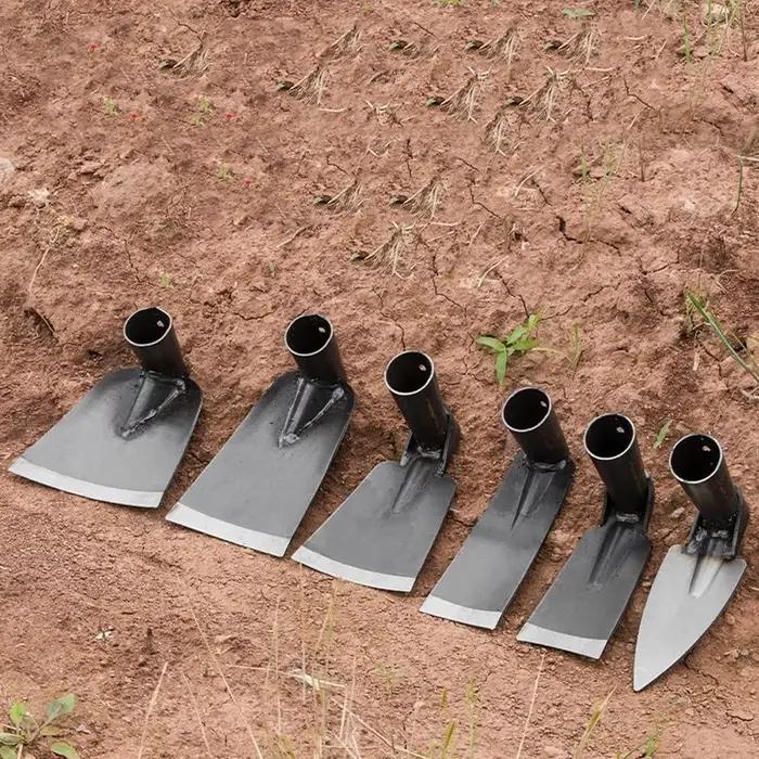 Pelle de jardin multifonctionnelle en acier durable épaissie, désherbant, jardin extérieur, livres,