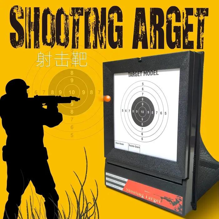 Cible de tir airsoft d'extérieur avec filet de récupération