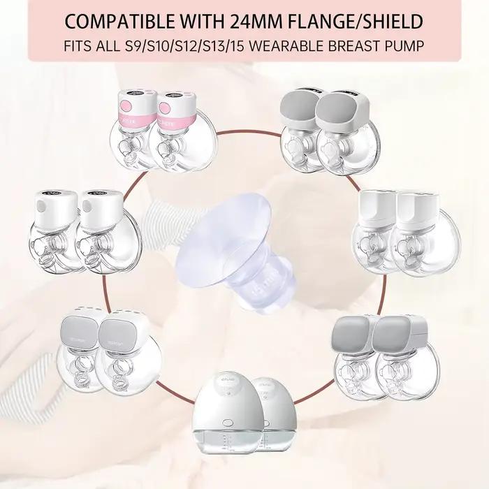 Inserts de bride 13/15/17/19/21 mm compatibles avec Momcozy S12/S12pro/S9/S9 pro, pour TSRETE/Spectr
