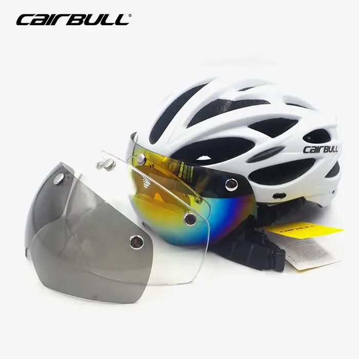 Casque de cyclisme léger route vtt VTT vélo Led casque L pour hommes femmes visoré casque de vélo Ca