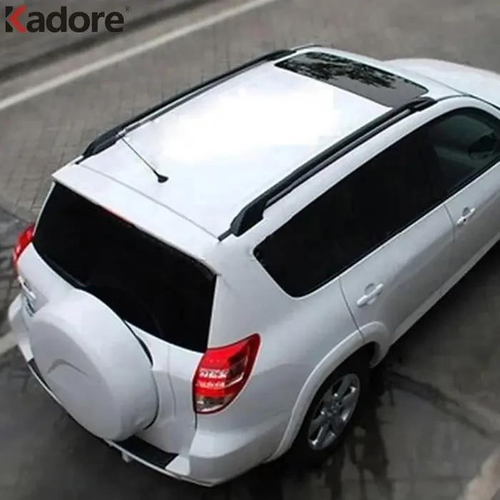 Barre de rail en alliage d'aluminium pour toit de voiture porte-bagages panier de chargement croisé support de toit pour Toyota RAV4 2006 2007 2008 2009 2010 occasions spéciales randonnée camping