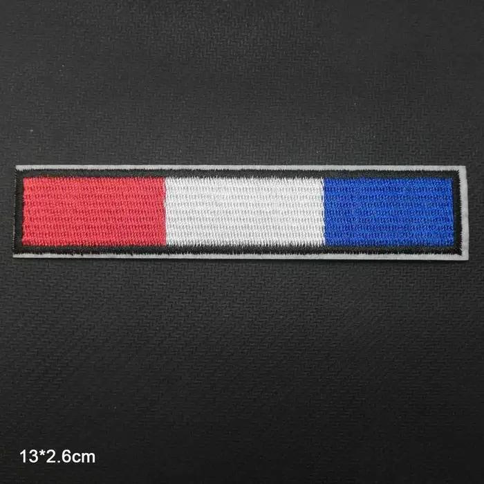 Patchs de Vêtements Brodés au Sensation Nationale, Autocollants pour Vêtements, Vente en Gros, Franc