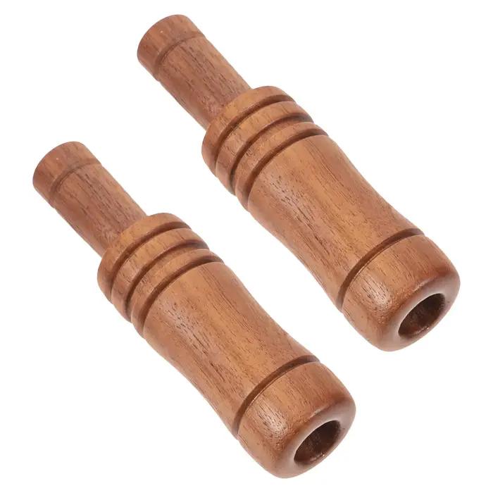 2 sifflets oiseaux en bois naturel - Appelants chasse oie canard survie signal sonore puissant