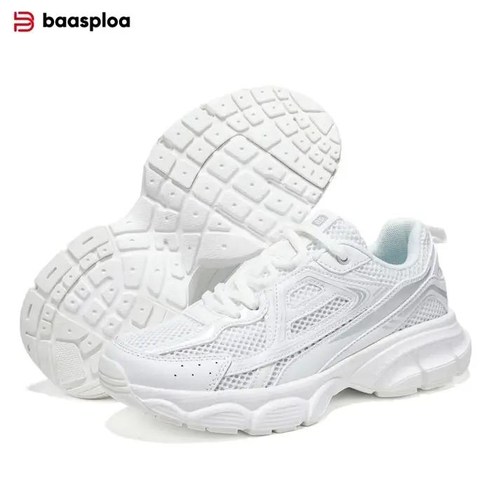 Baasploa femmes chaussures de sport en plein air léger respirant Jogging baskets femme décontracté maille anti-dérapant