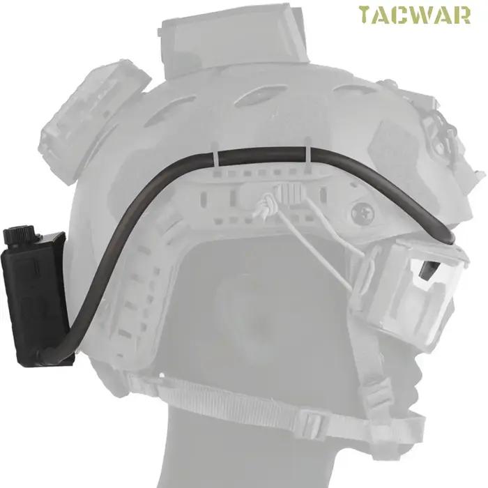 Lunettes tactiques avec débuiseur sans fil réglable - Ventilateur anti-buée pour airsoft et protection oculaire chasse
