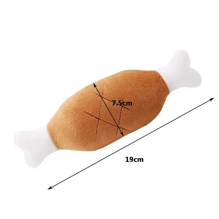 Jouet en peluche grinçante en polaire pour chiens et chats brun jaune or jouet interactif pour petits moyens grands chiens et chats occasions spéciales