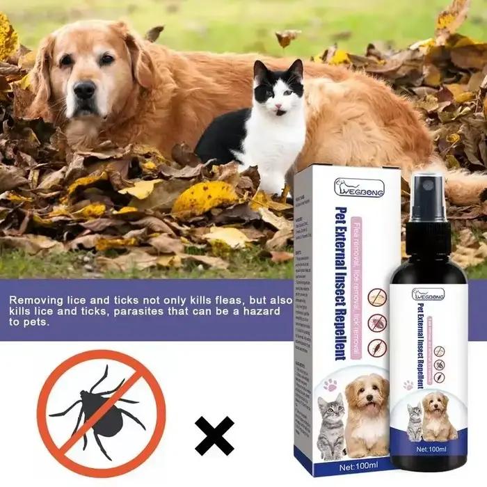 Spray anti-puces pour animaux de compagnie