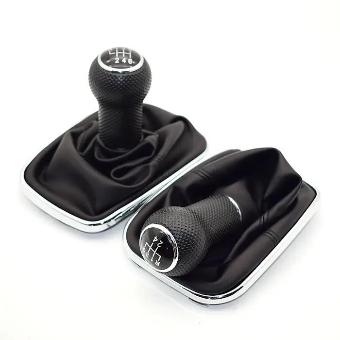 23mm pour Volkswagen VW Golf 4 IV MK4 GTI R32 Bora Jetta 5 vitesses cadre noir pommeau de levier de