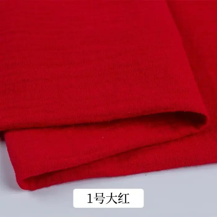 Tissu en gaze double couche de coton, doux et confortable, matière en pur coton, printemps-été, pour