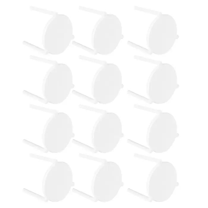 Supports de sauvegarde de pizza empilables en plastique blanc pour pizzas et tartes pour pizzerias restaurants cafés et cuisine à domicile occasions spéciales