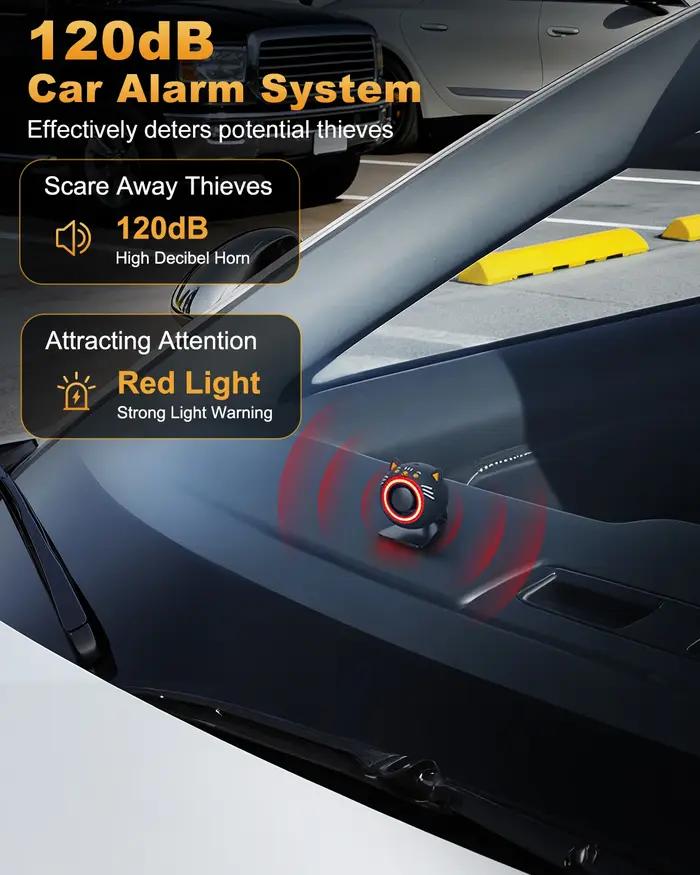 Sectyme 120dB système de sécurité de voiture alarme antivol