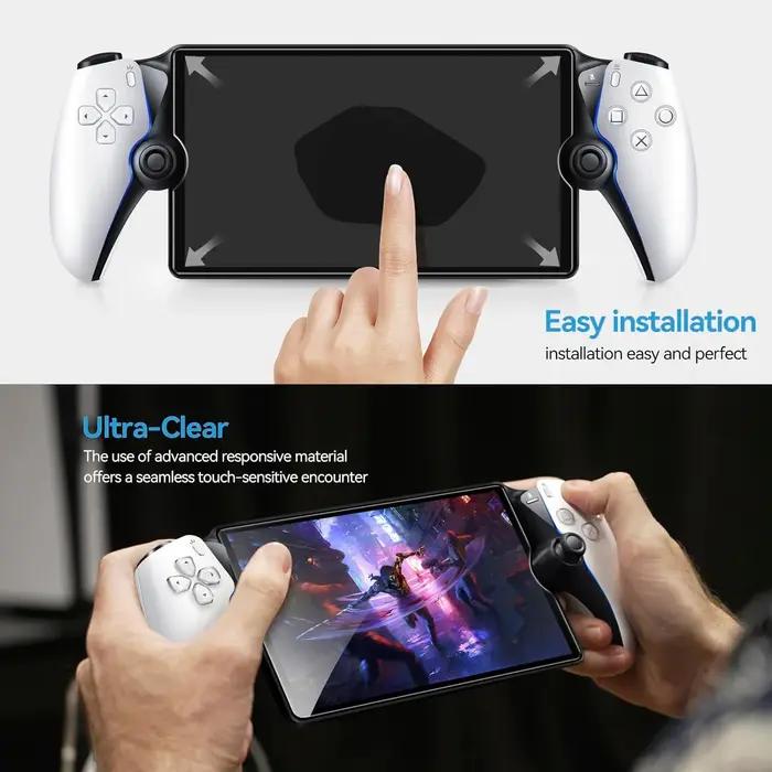 Protecteur d'écran en verre trempé pour console de jeu PlayStation Portal film anti-rayures pour accessoires de jeu occassions spéciales jeux vidéo