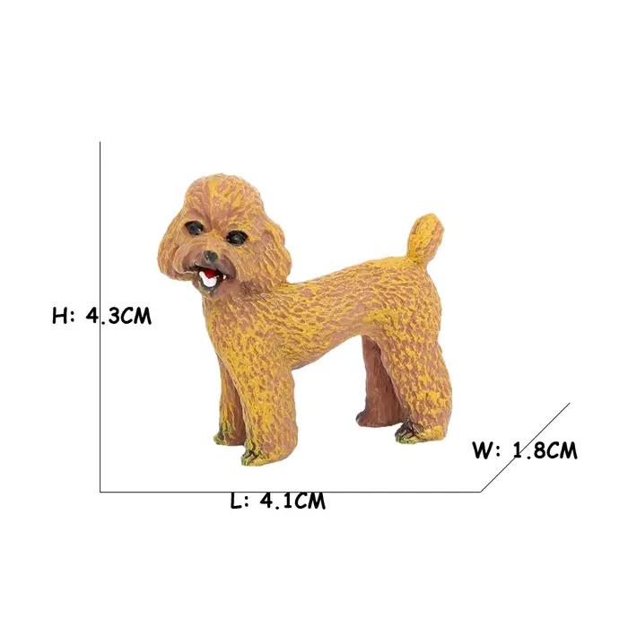 Figurines d'animaux Husky français Collie Caniche Poméranien Jouet Modèle Décor Créatif à Collectionner Enfants Cadeaux Jeux Occasions Spéciales Éducative Pour Enfants