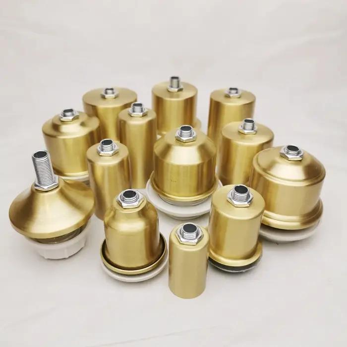 Support de lampe en céramique E27 E14, matériau en laiton, avec douille de lumière en fil, tasse en