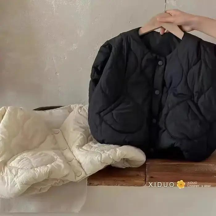 Gilet matelassé coréen pour enfants, glaçure rembourrée, garde au chaud, vêtements d'extérieur pour