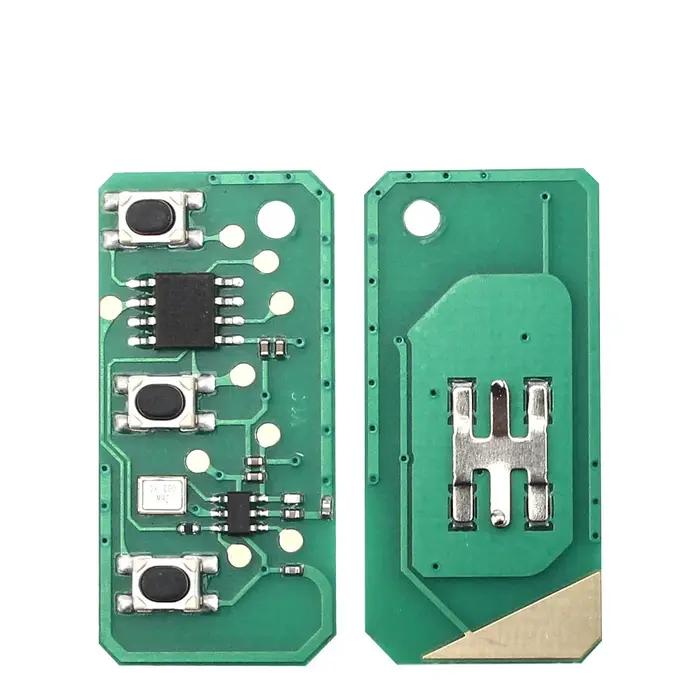 EllYYOU-Clé télécommande pliable à 3 boutons, 433MHz, 4D63, 40 bits, 80 bits, pour Ford Focus Fi.C.