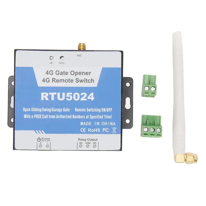 Kit de Sécurité Intelligente RTU5024 4G Ouvre-Porte SMS Alarme Reconnaissance d'Identification WiFi Télécommande Télécommande Ouvre-Porte Occasions Spéciales Pour Maison et Entreprise