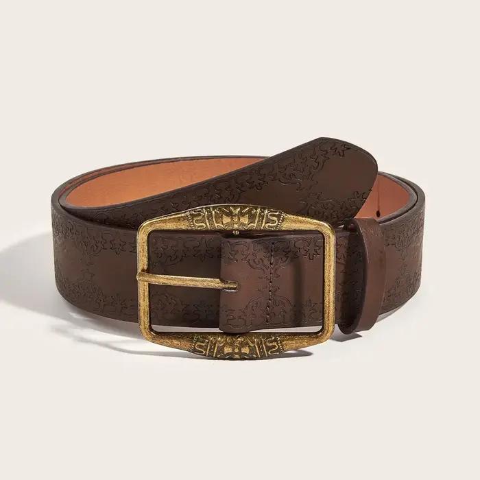 Ceinture de taille en cuir PU pour femme