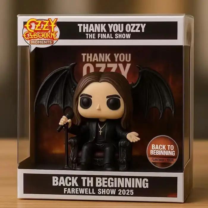 2025 pour la figurine Ozzy Osbourne merci Ozzy le spectacle final retour au début FAREWELL Show 2025 Figurine décorations de bureau