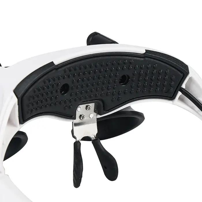 Loupes 10X 15X 20X 25X 2LED Lampe Tête Loupe Bijoutier Sauna bande Loupe Lunettes Verre Optique Outi