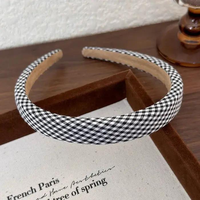 Bandeau de cheveux à pois imprimé floral pour femmes, accessoire chic et confortable pour toutes les occasions