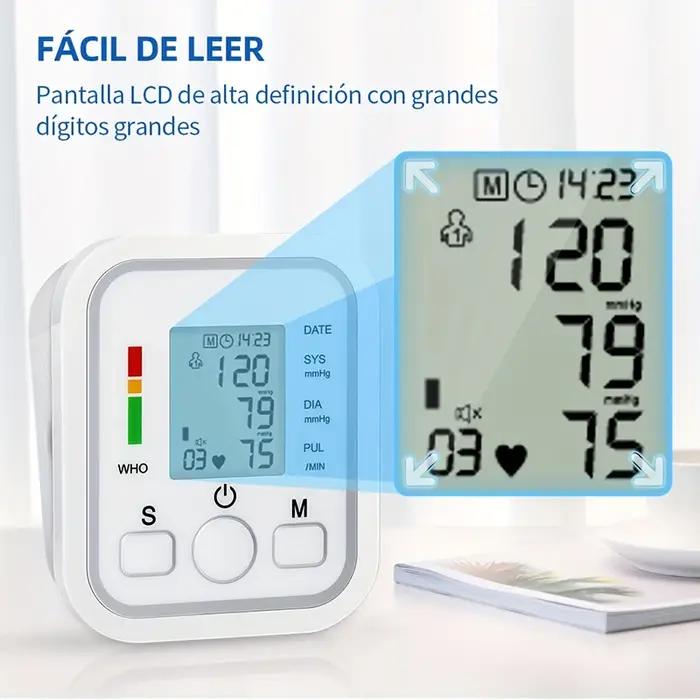 Tonomètre numérique Portable, tensiomètre, moniteur de fréquence cardiaque, bras, tensiomètre, équipement BP, médical professionnel automatique