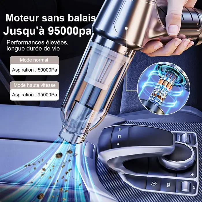 Aspirateur de voiture portable sans fil puissant pour nettoyer voiture et maison occaions spéciales