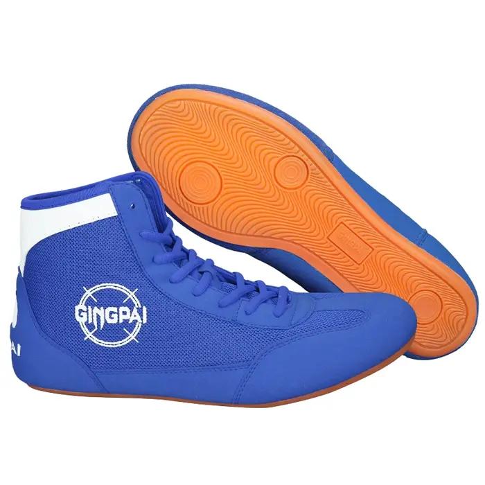 Chaussures de boxe montantes pour hommes et enfants
