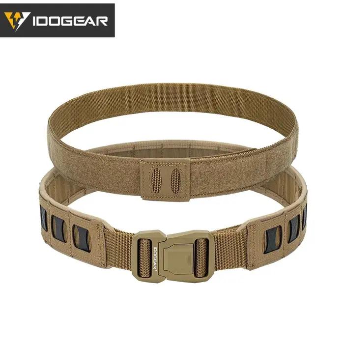 IDOGEAR 2 Inch Tactical Belt Quick Release Buckle MOLLE with Inner